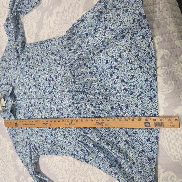 Tuckernuck Beautiful Blue, Floral, Button Up Dress In Great Condition! 🪻 - Picture 11 of 12